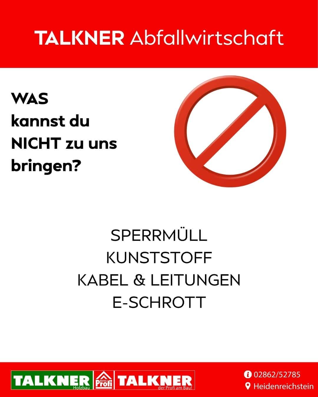Was kannst du nicht bringen - Übersicht